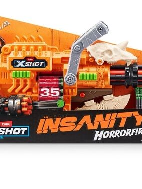 XSHOT- Insanity HorrorFire Dread Hammer by Zuru with 48 Darts